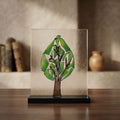 Emerald Canopy – Handcrafted Mosaic Glass Tree Tabletop Decor